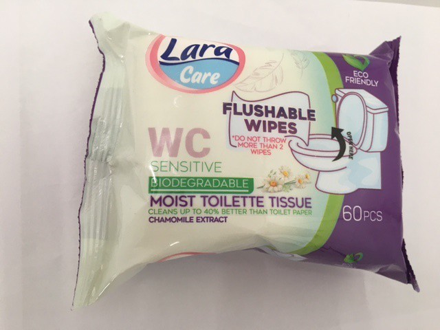 Lara vlhčený Toaletní papír 60ks heřmáne | Papírové a hygienické výrobky - Ostatní